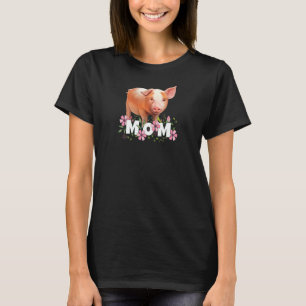 Womens Pig Ma Cute Young Pig Motive T-shirt
