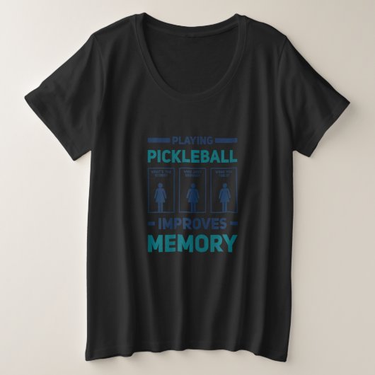 Womens Playing Pickleball Improves Memory Dink Pla (Design devant)