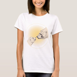Womens Polar Beer Kiss T-shirt