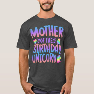 Womens Pop It Mother of Birthday Unicorn Fidget T- T-shirt
