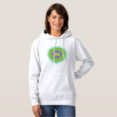 Women's Pullover Hoodie ash   SUN BRASIL  (Devant entier)