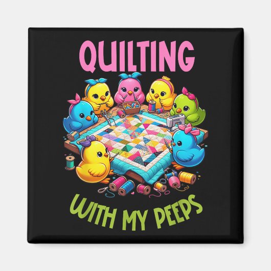 Womens Quilting With My Funny Quilting Gift For Wo Magneet (Voorkant)