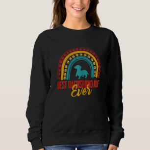 Womens Rainbow Dachshund Aunt Dachshund Owner Dach Trui
