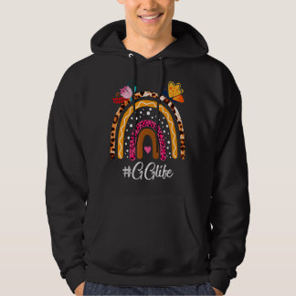Womens Rainbow Leopard GG Life voor Moederdag Hoodie