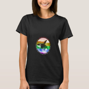 Womens Rainbow Orca Killer Whale Earth Activist Ma T-shirt