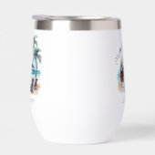 Women's Retirement Beach Thema Waterverf (Rechts)