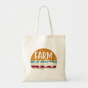 Womens Retro  Boerderij Life Farming Tractor Fam Tote Bag