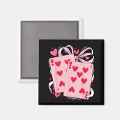 Womens Retro Six Seven 67 Meme Valentines Day Play Magneet (Voorkant / Achterkant)