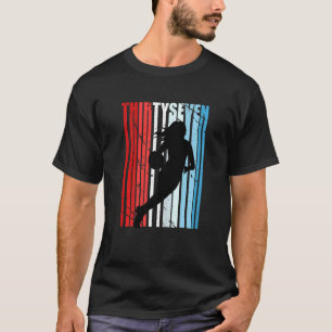 Womens Retro Womens 37th Basketball Birthday Playe T-shirt
