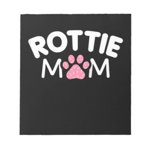 Womens Rottie Mam Apparel Rottweiler Eigenaar Love Notitieblok