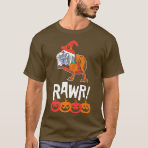 Womens Scary spooky Halloween TRe Tyrannosaurus di T-shirt