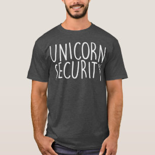Womens Scary spooky Halloween unicorn security wom T-shirt