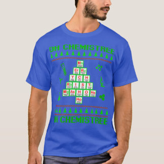 Womens Science Kerstmis Oh Chemist ree Chemistre T-shirt