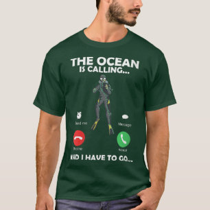 Womens Shark Whisperer, Diving Quote, Ocean Lover T-shirt
