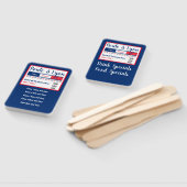 Women's Soccer Road naar Lyon World Party Logo Handwaaier (Niet-gemonteerd)