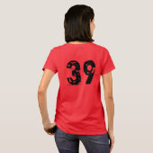 Womens Soccer TShirt (Dos entier)