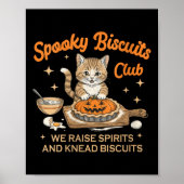 Womens Soky Biscuits Club Halloween Baking Bakery Poster (Voorkant)
