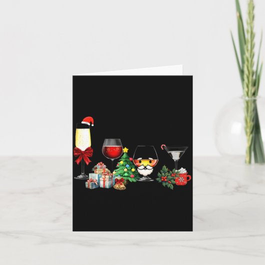 Womens Spellbind Wine Gl Of Santa Claus Gift Chris Kaart (Voorkant)