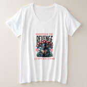 WOMEN'S SUCCESS REVENGE LESSONS LEARN PLUS SIZE T (Design devant)