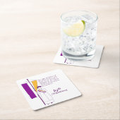 Women's Suffrage Vierkante Kartonnen Onderzetter (Insitu)