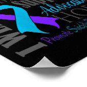 Womens Suicide Prevention Awareness V-neck Poster (Hoek)