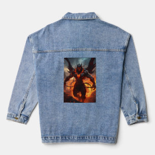 Womens superman Print ontwerp Custom Denim jas Jacket