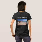 Women's T-Shirt (Nissi Beach, Ayia Napa) (Achterkant volledig)
