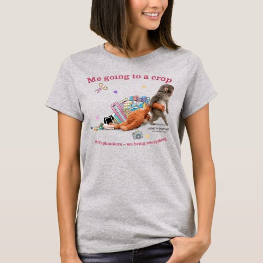 Women's T-Shirt Punch the Monkey (Devant)