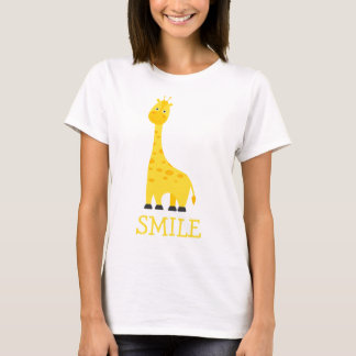 Women's T-shirt with giraffe