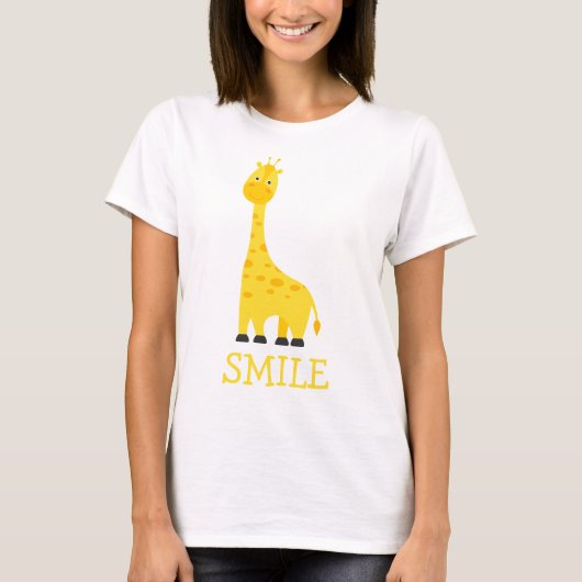 Women's T-shirt with giraffe (Devant)