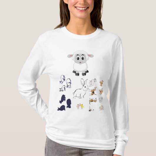 Women's T-Shirts animals (Devant)