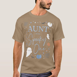 Womens tante van de Spooky One First Birthday Blue T-shirt