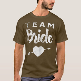 Womens Team Bride Squad T  Tee Bachelorette Party  T-shirt