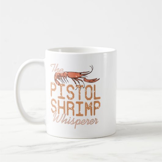 Womens The Stol Shrimp Whisperer Crustacean Humor Koffiemok (Links)