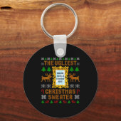 Womens The Ugliest Christmas Sweater With An Image Sleutelhanger (Voorkant)
