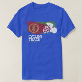Womens Track Cycling Eritrea Road Bike Speed Cycli T-shirt (Design voorkant)