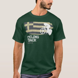 Womens Track Cycling Greece Road Bike Speed Cyclis T-shirt
