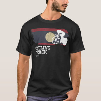 Womens Track Cycling Laos Road Bike Speed Cyclist T-shirt