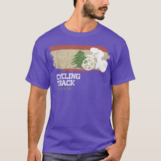 Womens Track Cycling Libanon Road Bike Speed Cycli T-shirt