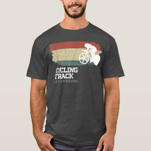 Womens Track cycling Luxembourg Road Bike Speed Cy T-shirt