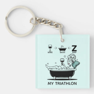 Womens Triathlon Sleutelhanger
