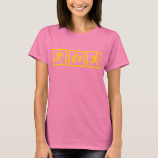Womens uitvoeren t-shirt