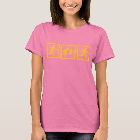 Womens uitvoeren t-shirt (Voorkant)