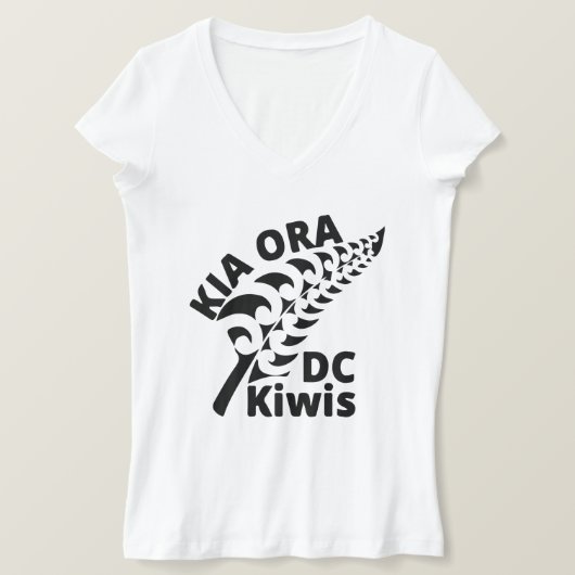 Womens V Neck T T-shirt (Design voorkant)
