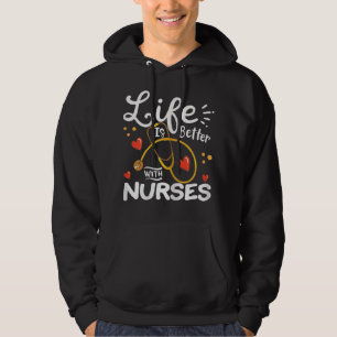 Womens verpleegstagiair moeder verpleegschool Toek Hoodie