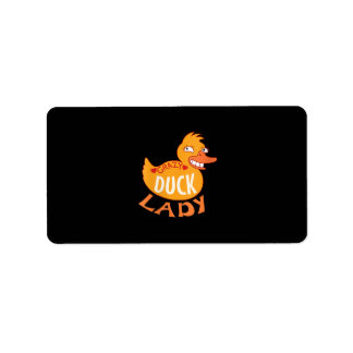 Womens vrouw Duck Lady Gift Ducking and Ducky Etiket