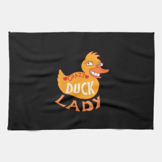 Womens vrouw Duck Lady Gift Ducking and Ducky Theedoek