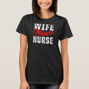 Womens vrouw moeder verpleegster ziekenhuis zieken t-shirt