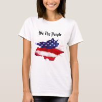 *~* Women's We The People American Flag Waterverf