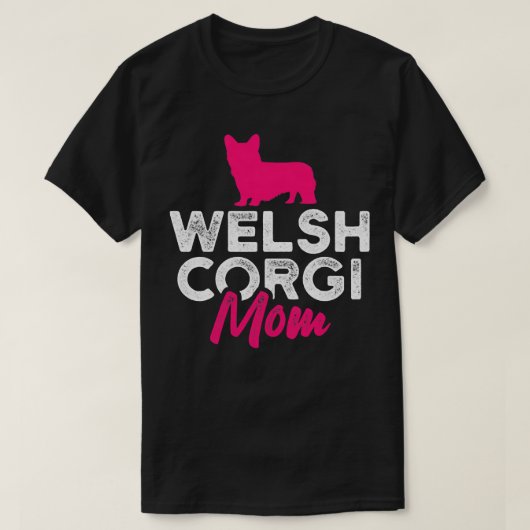 Womens Welsh Corgi Ma1855 T-shirt (Design voorkant)